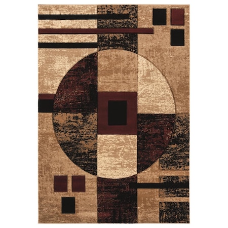 United Weavers Of America 1 ft. 10 in. x 2 ft. 8 in. Bristol Epsilon Burgundy Rectangle Accent Rug 2050 10134 24